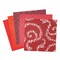 Colorbok Single-Sided Printed Cardstock 6"X6" 100/Pkg-Red Promenade, 10 Designs/10 Each